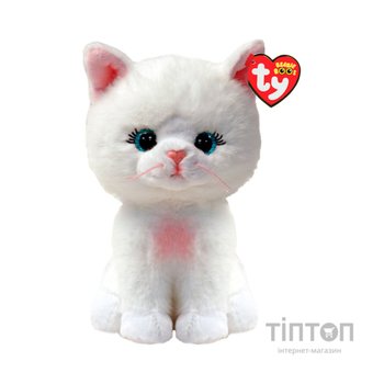 М'яка іграшка Ty Beanie Babies Біла кішка Amelia 15 см (37377)