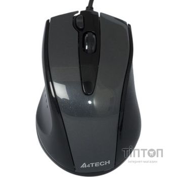 Миша A4Tech N-500F-1 Glossy Grey V-Track