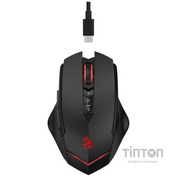 Миша бездротова Bloody R80 Plus Black