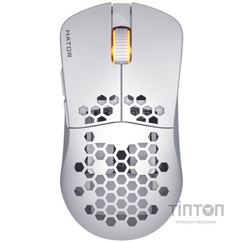 Мишка Hator Stellar Wireless/Bluetooth/USB White (HTM651)