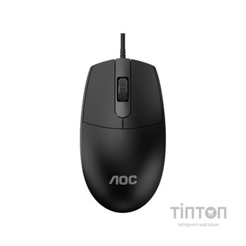 Мишка AOC MS100B USB Black (MS100B/LA)