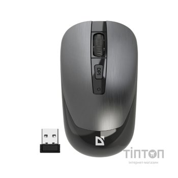 Мишка Defender Wave MM-995 Silent Wireless Grey (52993)