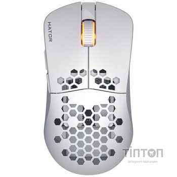 Мишка Hator Stellar Wireless/Bluetooth/USB White (HTM651)