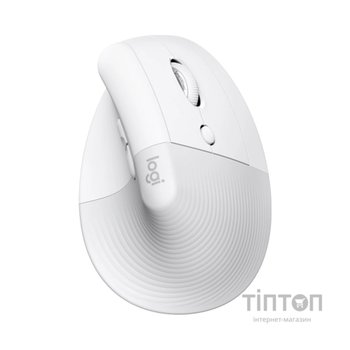 Мишка Logitech Lift for Mac Vertical Ergonomic Mouse Off White (910-006477)