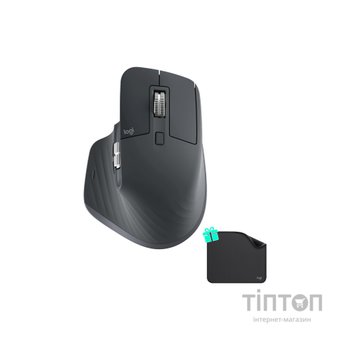 Мишка Logitech MX Master 3S Performance for Business Wireless/Bluetooth + Mouse Pad Studio Series Graphite (MX910-006582)