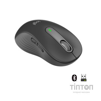 Мишка Logitech Signature M650 L Wireless LEFT Graphite (910-006239)