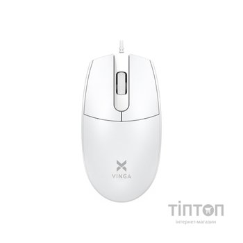 Мишка Vinga MS-110 White