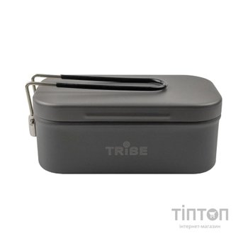 Миска туристична Tribe Lunch Box Alu T-FG-0016-grey, , шт (T-FG-0016-grey)