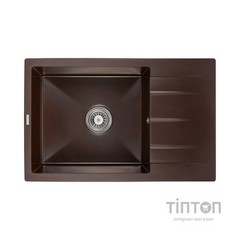 Мийка кухонна GRANADO NAVIA marron з сифоном (775*495mm.) (gr3806)