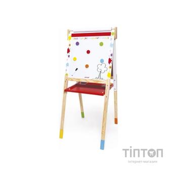 Набір для творчості Janod Двухсторонний деревянный мольберт (J09611)