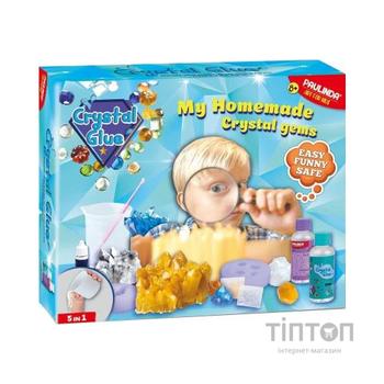 Набір для творчості Paulinda Crystal glue DIY Кристали 5 в 1 (PL-199615)