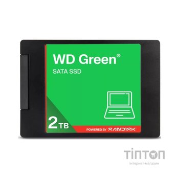 Накопичувач SSD 2.5" 2TB GREEN WD (WDS200T5G0A-00CPT0)
