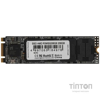 Накопичувач SSD 256GB AMD Radeon R3 M.2 2280 SATA III 3D NAND TLC (R3MS0256G8)