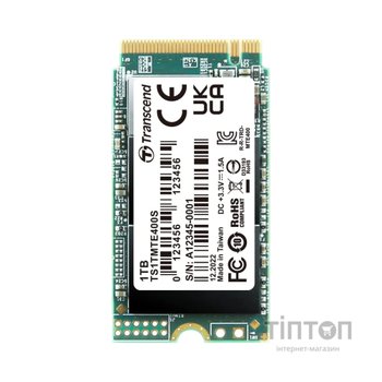 Накопичувач SSD M.2 2242 1TB Transcend (TS1TMTE400S)