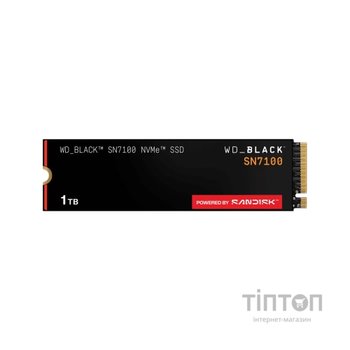 Накопичувач SSD M.2 2280 1TB BLACK SN7100 WD (WDS100T4X0E-00CJA0)