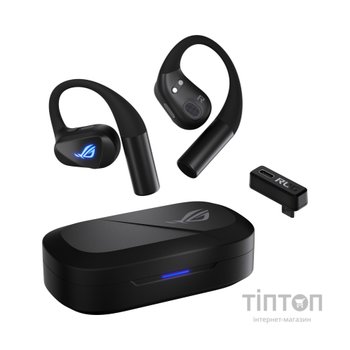 Навушники ASUS ROG Cetra Open Wireless/Bluetooth Black (90YH0450-BTUA00)