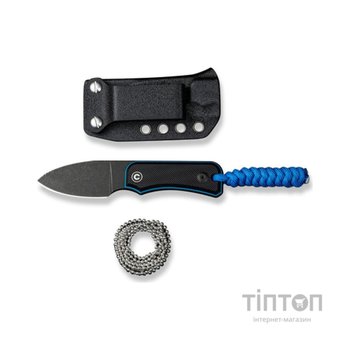 Ніж Civivi Baby Banter Fixed Blade, Black G10, Darkwash (C23045-1)