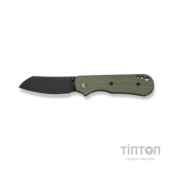 Ніж Civivi Crabby, Green G10, Darkwash (C24055-1)