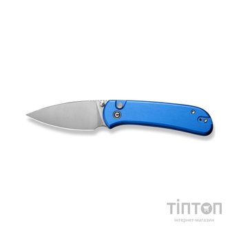 Ніж Civivi Qubit, Blue Aluminum, Satin (C22030E-3)
