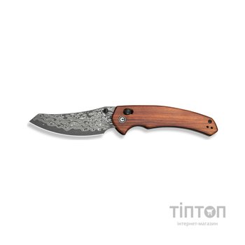 Ніж Civivi Sixgill, Guibourtia Wood, Damascus (C24050-DS1)