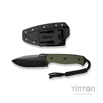 Ніж Sencut Toxodon, Green G10, Darkwash (S24036-2)