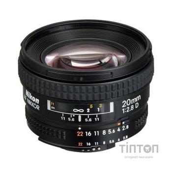 Об'єктив Nikon AF 20mm f/2.8D (JAA127DA)