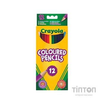 Олівці кольорові Crayola 12 шт (256245.024)