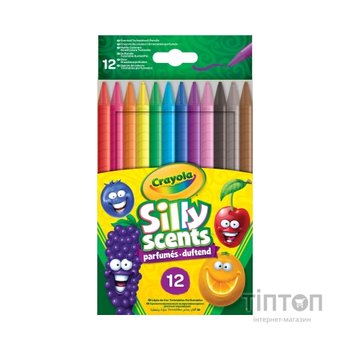 Олівці кольорові Crayola Silly Scents Твістщо викручуються (washable) з ароматом, 12 (256357.024)