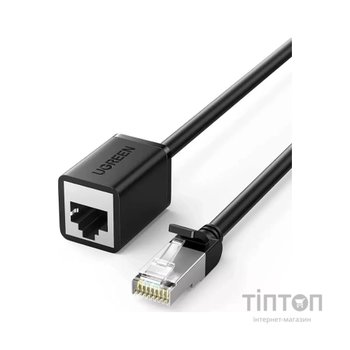 Патч-корд 0.5м F/UTP cat 6 RJ-45 extension black Ugreen (U_11278)