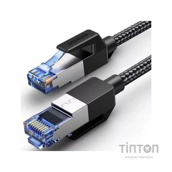 Патч-корд 10м, S/FTP cat 7 RJ-45 COPPER black Ugreen (U_30795)