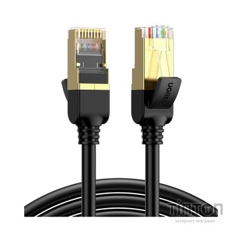 Патч-корд 15м, F/FTP cat 7 RJ-45 black Ugreen (U_11274)