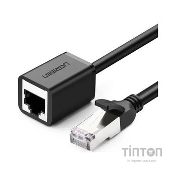 Патч-корд 3м F/UTP cat 6 RJ-45 Extension black Ugreen (U_11282)