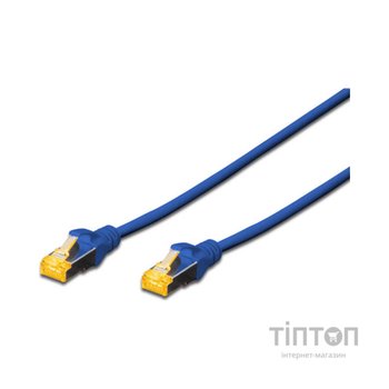 Патч-корд Digitus 5м CAT 6a S-FTP AWG 26/7, blue (DK-1644-A-050/B)