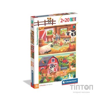 Пазл Clementoni The Farmyard Family 2 по 20 елементів (24818)