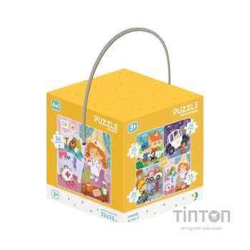 Пазл DoDo 4 в 1 Професії (300131)