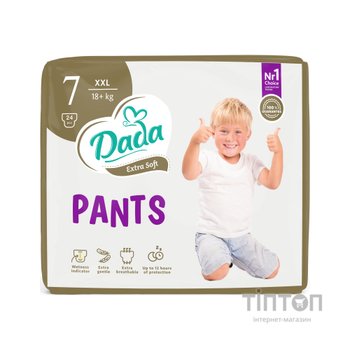 Підгузки Dada Extra Soft 7 (18+ кг) 24 шт (4820174981815)