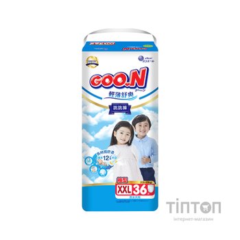 Підгузки GOO.N Slim & Comfortable Розмір 6 XXL 15-25 кг 36 шт (21001094)
