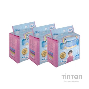 Підгузки Mimzi XXL 15+ кг 34 шт. х 3 пачки (MPXXL3) (4820209800258)