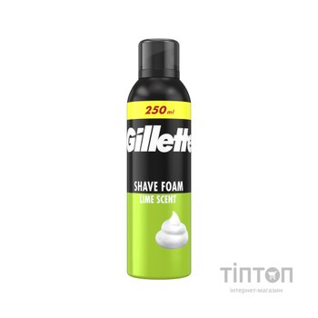 Піна для гоління Gillette Classic Лайм 250 мл (8006530159111)