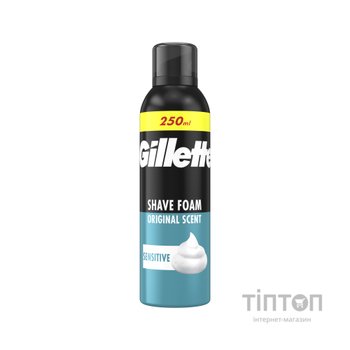 Піна для гоління Gillette Classic Sensitive 250 мл (8006530159142)