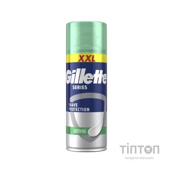 Піна для гоління Gillette Series Soothing Для чутливої шкіри з алое вера 400 мл (8006530162982)