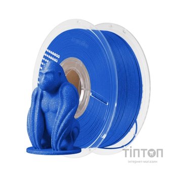 Пластик для 3D-принтера AzureFilm PLA Glitter 1,75mm 1kg BLUE (FP171-5015G)