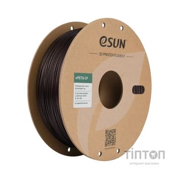 Пластик для 3D-принтера eSUN ePETG-CF 1,75mm 1kg BLACK RED (EPETG-CF-P175BR1)