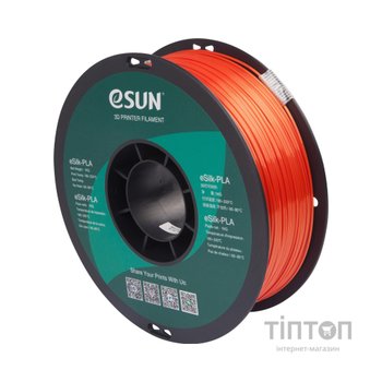 Пластик для 3D-принтера eSUN ePLA-Silk 1,75mm 1kg JACINTH (EPLA-SILK-P175JA1)