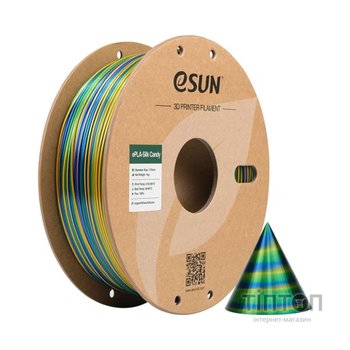 Пластик для 3D-принтера eSUN ePLA-SILK Candy 1,75mm 1kg GOLDBLUEGREEN (EPLA-SILK CANDY175JUG1)
