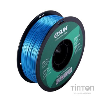 Пластик для 3D-принтера eSUN eSilk-PLA 1кг, 1.75мм, cyan (ESILK-PLA175CY1)