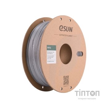 Пластик для 3D-принтера eSUN PETG 1,75mm 1kg SOLID SILVER (PETG-P175SS1)