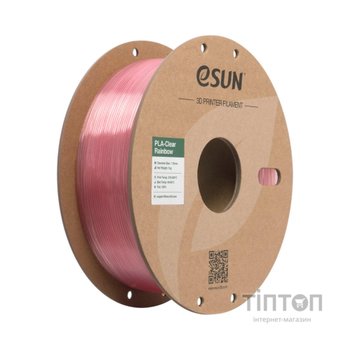 Пластик для 3D-принтера eSUN PLA Clear Rainbow 1,75mm 1kg PINK-Crystal (PLA-CLRB175O-CP1P1)
