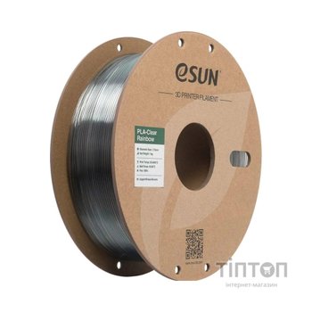 Пластик для 3D-принтера eSUN PLA Clear Rainbow 1,75mm 1kg PURPLE BLUE GREY (PLA-CLRB175RB-ZUH1P1)