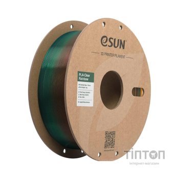 Пластик для 3D-принтера eSUN PLA Clear Rainbow 1,75mm 1kg Transl RAINBOW A (PLA-CLRB175T-RBA1P1)